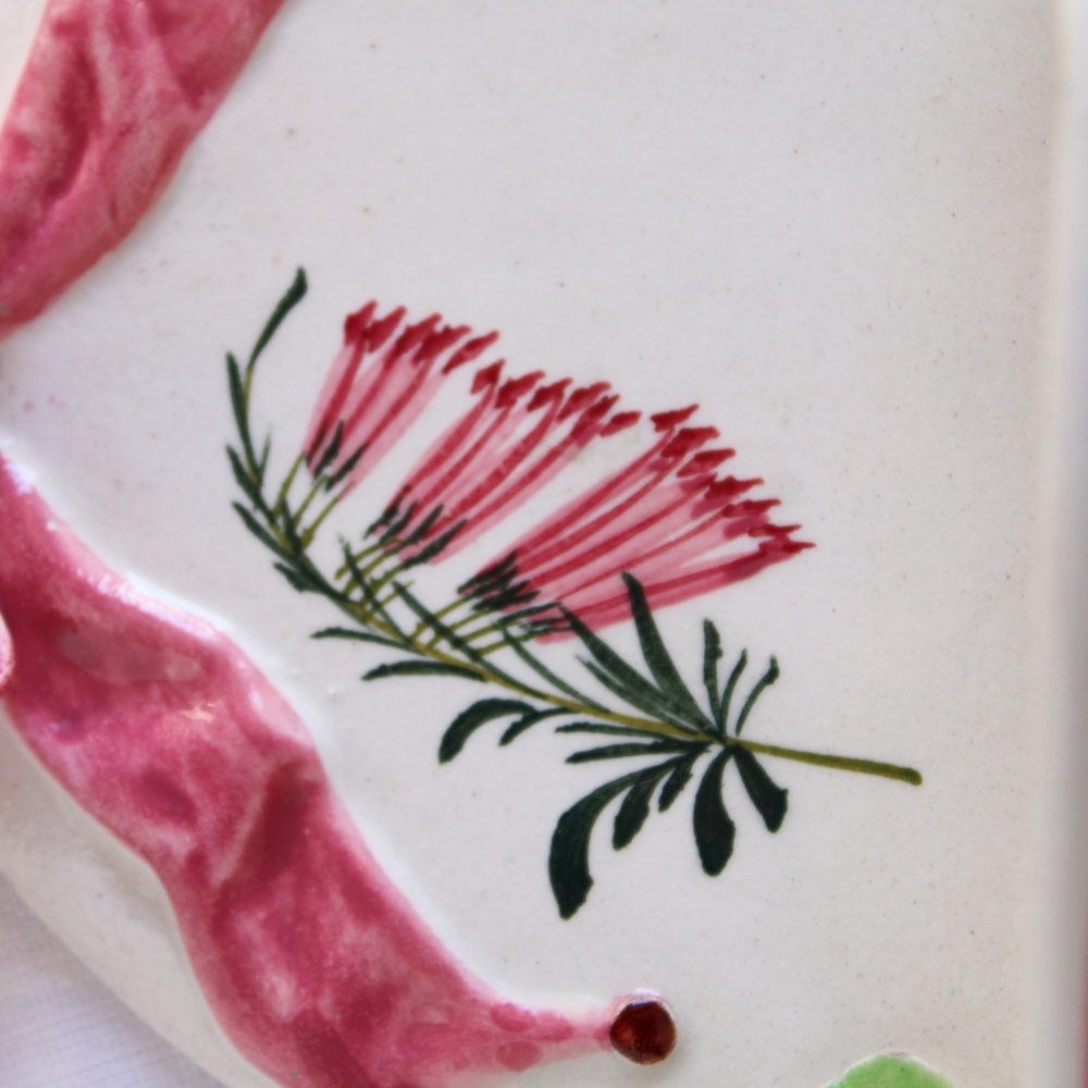 Rare Vintage Italian Handpainted Ceramic Wall Pocket/Vase - Picture 5 of 10